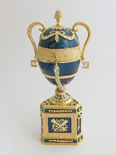 Faberge Style Egg Jewellery Trinket Box "Duchess of Marlborough" musical photo 4
