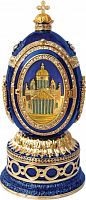 Faberge Style Egg Jewellery Trinket Box Saint Isaac's Cathedral with music