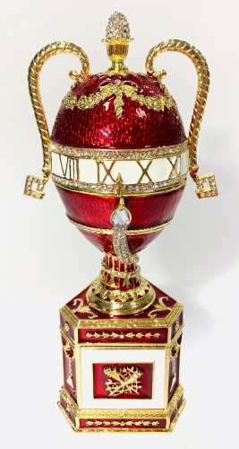 Faberge Style Egg Jewellery Trinket Box "Duchess of Marlborough" musical photo 2