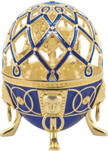 Faberge Style Egg Jewellery Box ''Lion'' photo 2