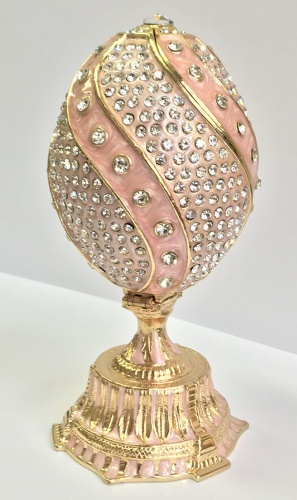 Faberge Twisted Egg Box with Rhinestones "St. Basil's Cathedral" photo 2