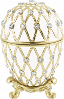 Faberge Style Egg Jewellery Box ''Grid''
