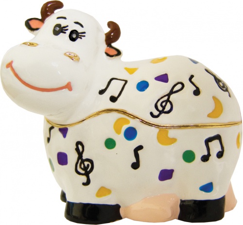 'Music Cow'' Casket