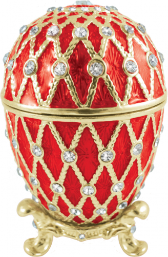 Faberge Style Egg Jewellery Box ''Grid'' photo 7