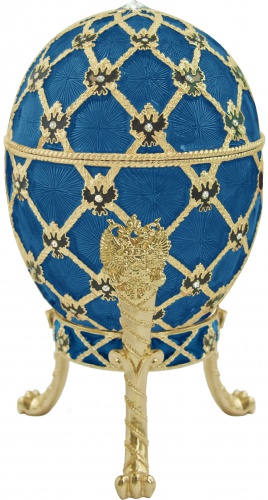 Faberge Style Egg Jewellery Trinket Box ''Coronation" with carriage photo 3