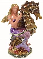 "Mermaid on the Seahorse" Casket