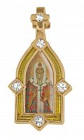 The Orthodox Icon Pendant "Patriarch Alexy II''