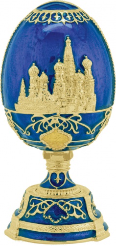 Faberge Style Egg Jewellery Trinket Box "St Basil's Church" photo 5