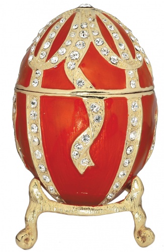 Faberge Style Egg Jewellery Box ''Bow'' photo 2