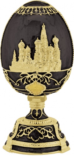 Faberge Style Egg Jewellery Trinket Box "St Basil's Church" photo 7