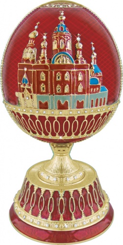 Faberge Style Egg Jewellery Trinket Box musical  with the carriage photo 2